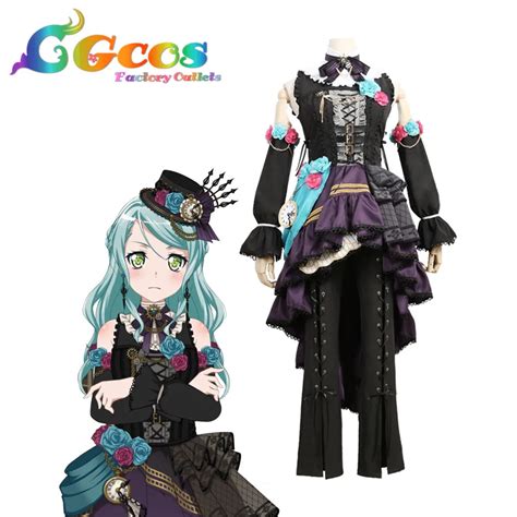 CGCOS Cosplay Costume BanG Dream ! Roselia Neo Aspect Sayo Hikawa Dress ...