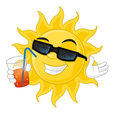 Sun With Sunglasses Png - PNG Image Collection