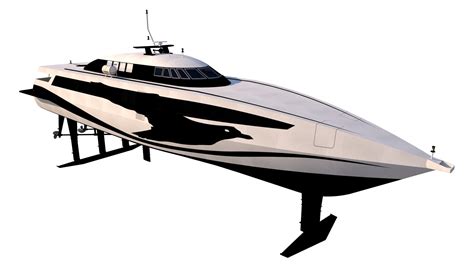 3D passenger hydrofoil boat model - TurboSquid 1534243