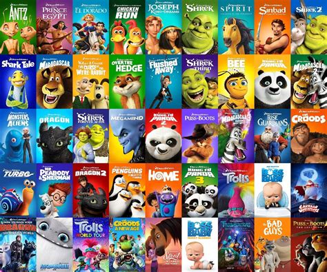 DreamWorks Movies Posters 😍 | Animated movies, Good animated movies ...