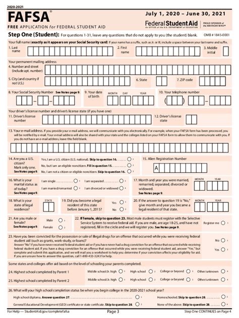 2023 Fafsa Form - Printable Forms Free Online