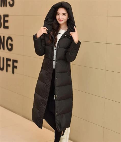 Women Long Down Jacket Full Length Winter Coat Women 2016 Winter New ...