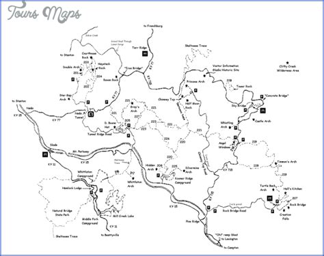 Red River Gorge Trail Map Pdf - Atlanta Georgia Map