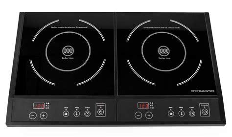 Andrew James Digital Electric Double Induction Hob 2800 Watts: Amazon ...