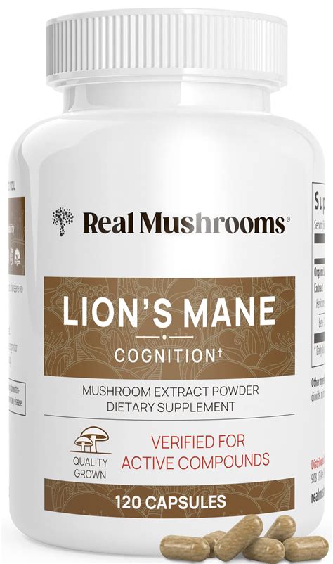 Buy Real Mushrooms Lion’s Mane s - Lions Mane Mushroom Extract for ...