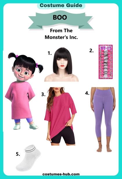 Boo From The Monsters, Inc. Costume For Adults And Kids