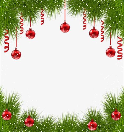 Creative Christmas Border PNG Images, Frame, Christmas Elements ...