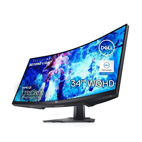 Dell Curved Gaming Monitor 34 Inch Curved Monitor Black - S3422DWG