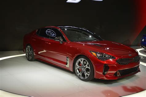 New Kia Stinger Shows Off Its Colors In Detroit | Carscoops