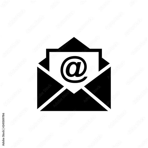 Stockvector Mail icon vector. Email icon. Envelope illustration ...