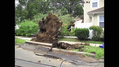 Freehold NJ Severe Weather Causes Major Devastation - YouTube