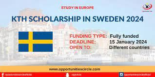 KTH Sweden Scholarships