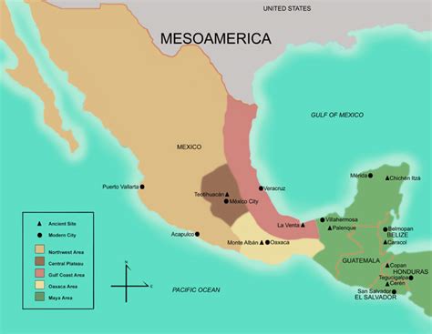 FAMSI - Map of Mesoamerica - Foundation for the Advancement of ...