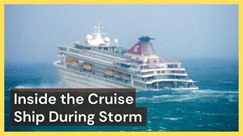 Inside the Cruise Ship During Storm - YouTube