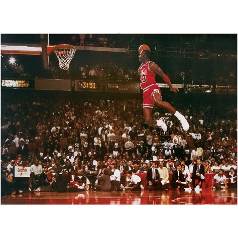 Michael Jordan Dunk Contest Poster