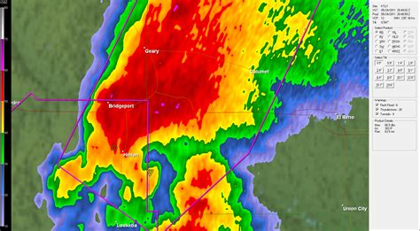 Radar Images From The Oklahoma Tornadoes - Dan's Wild Wild Science ...