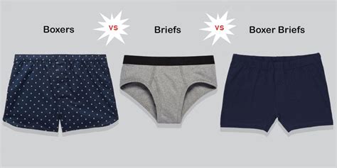 Briefs vs. Boxers vs. Boxer Briefs: The Best Underwear for Men.