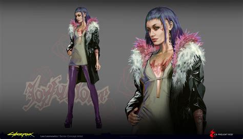 Lea Leonowicz - Cyberpunk 2077 - Evelyn Parker character concept art