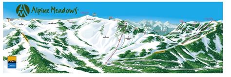 Alpine Meadows Trail Map | Lake Tahoe Ski Resort Maps