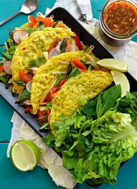 Vegan Banh Xeo (Vietnamese Crepes) | Cilantro and Citronella