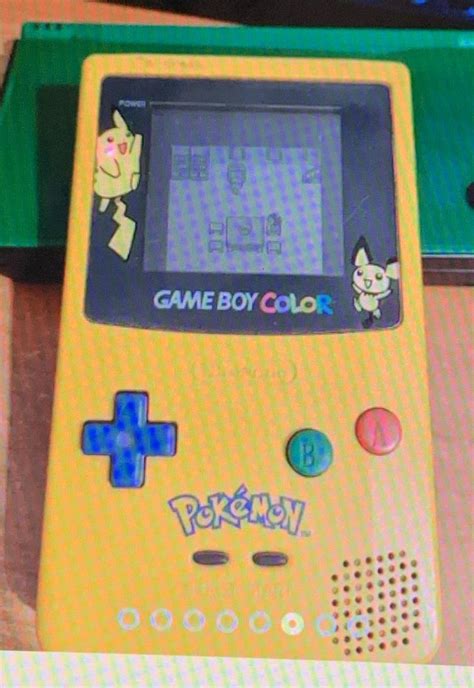 Gameboy Color Pokemon Yellow edition : r/Gameboy