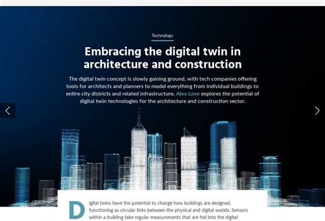 Embracing the digital twin in architecture and construction - Design ...