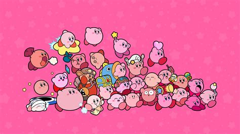 Kirby's 30th Anniversary Kirbys Wallpaper - Cat with Monocle