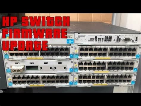 Hp Switch Firmware Güncelleme (Firmware Update) - YouTube