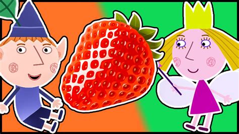 Ben & Holly's Little Kingdom Strawberry Jump Fun Game For Kids - YouTube