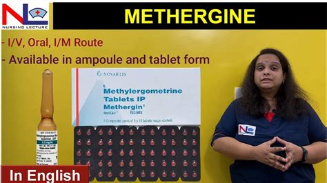 Methergine in English | Ergot Alkaloids, Obstetrical Uterotonic ...