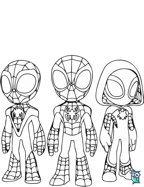 Spidey And His Amazing Friends Coloring Pages – NBKomputer