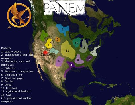 Map of Panem - The Hunger Games - The Hunger Games Fan Art (22227205 ...