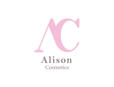 Logo Challenge - Alison Cosmetics by drvkaaa.design on Dribbble