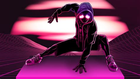 Miles Morales Spider Verse Wallpaper Spider morales verse miles into ...