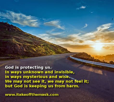 God's Protection - I Take Off the Mask