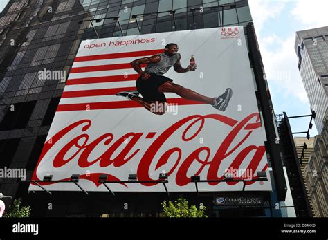 Coca Cola ad in New York City, USA Stock Photo - Alamy