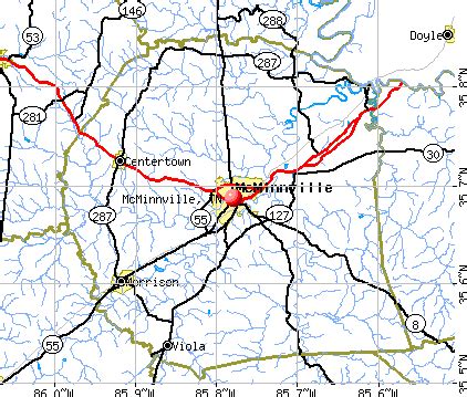 McMinnville, Tennessee (TN 37357) profile: population, maps, real ...