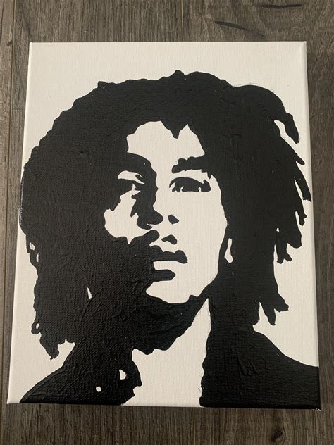 Bob Marley stencil art : r/BobMarley