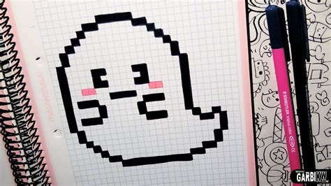 Kawaii Ghost - Pixel Art by Garbi KW - YouTube