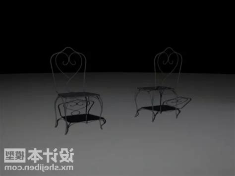 Iron Chair Classic Style Design Free 3d Model - .Max - Open3dModel