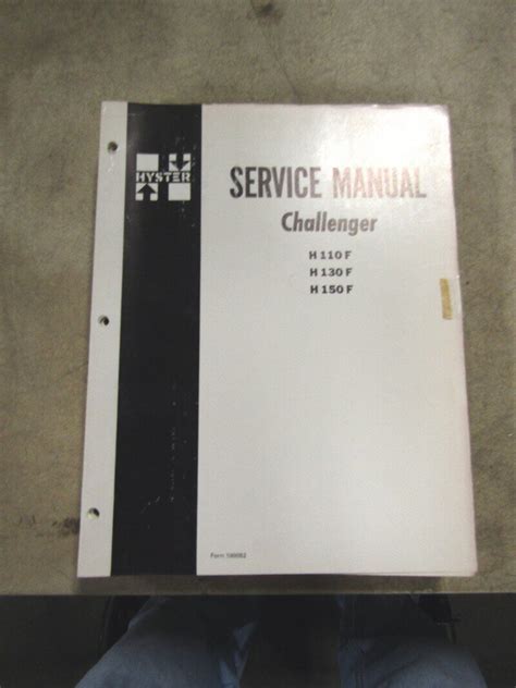 Hyster Electric Lift Truck/Forklift Service Manual - Used Equipment Manuals