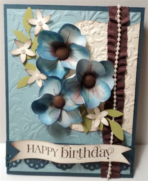 Birthday Paper Flowers by dani114 - at Splitcoaststampers