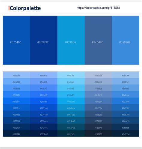 31 Royal Blue Color Palette | Curated collection of Color Palettes