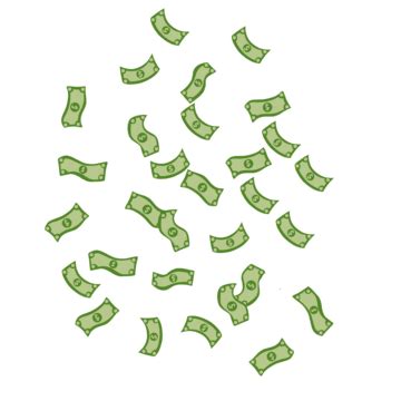 Flying Dollars PNG Transparent Images Free Download | Vector Files ...