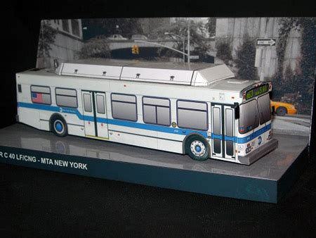 Papercraft - Bus MTA New Flyer C40LF New York - Papercraft4u | Free ...