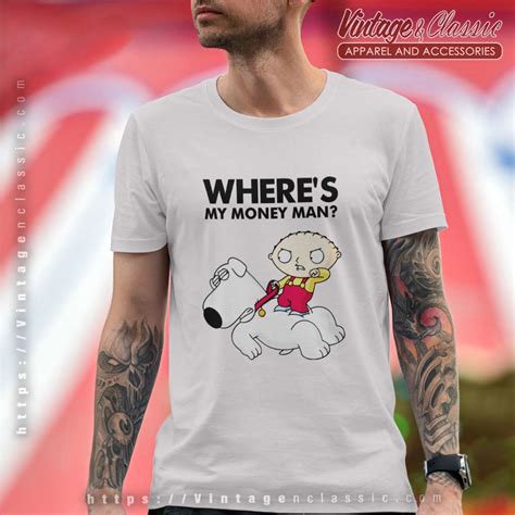 Family Guy Shirt Where Is My Money - Vintagenclassic Tee