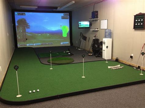 Indoor putting and driving range Golf Man Cave, Man Cave Diy, Man Cave ...