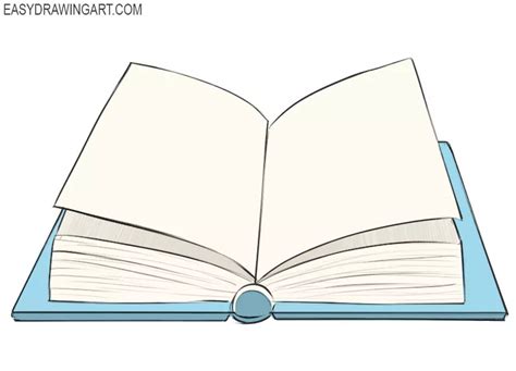 How to Draw a Book - Easy Drawing Art