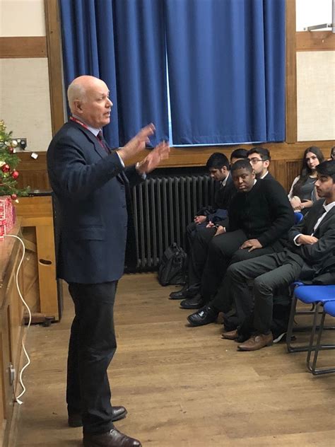 Iain Duncan Smith MP Inspire Aspire Talk 7 Dec 2018 — Highams Park School