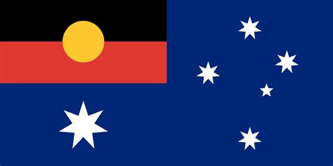 File:Australian Flag with Aboriginal Flag.svg - Wikipedia